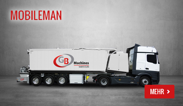 MOBILEMAN – mobiles Logistiksystem (Druckluftförderer mit 2-Kammer-Siloanlage)