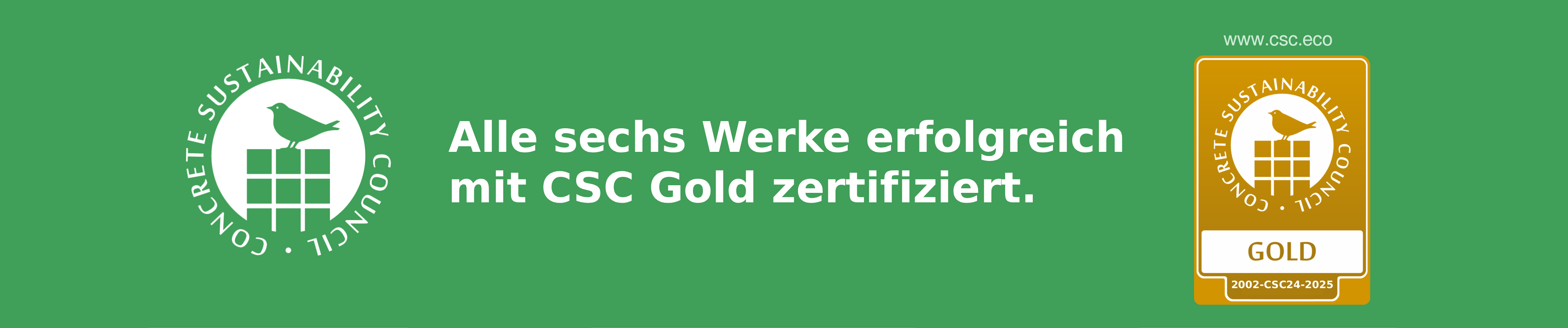 CSC Gold-Zertifikat