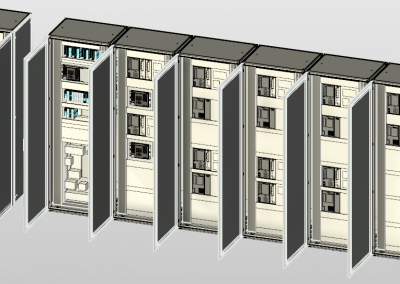 3D-Schaltschrankmodell für BIM/AsBuilt