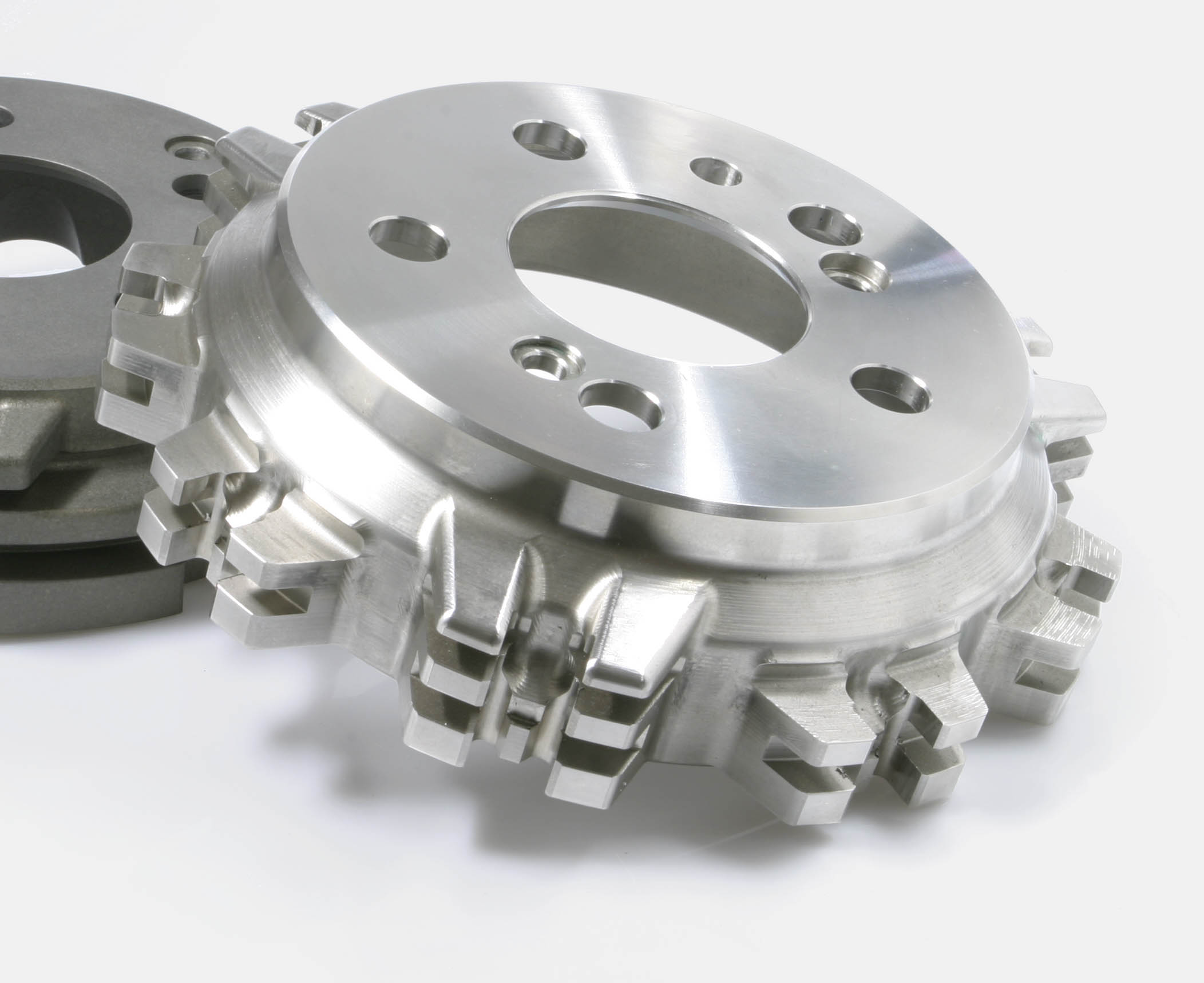 Bremsgehäuse bis Ø 520 mm mit Bremsscheiben und Flanschen