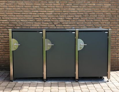 HALABOX für drei Mülltonnen