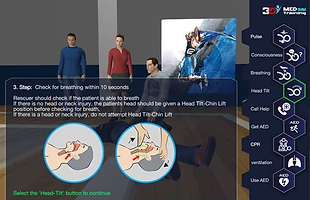 BLS Serious Game – Basketball Arena Szenario