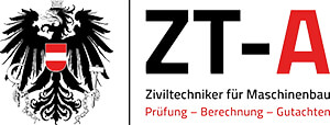 Logo ZT-A GmbH Ziviltechniker für Maschinenbau