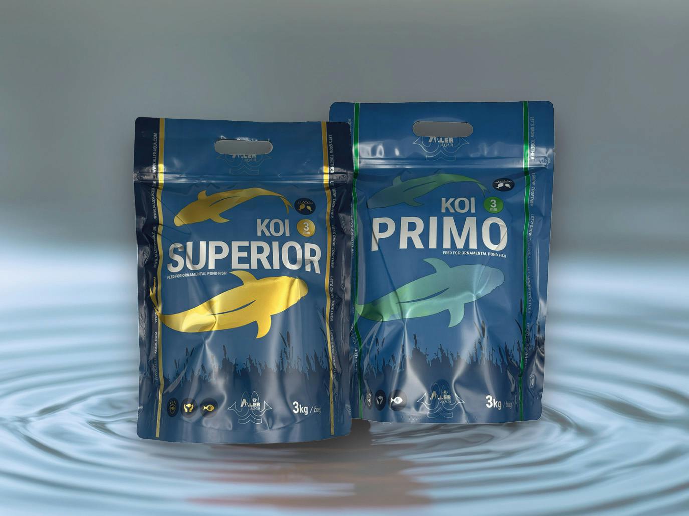 Koi-Futter (Koi Superior und Primo, 3 kg)