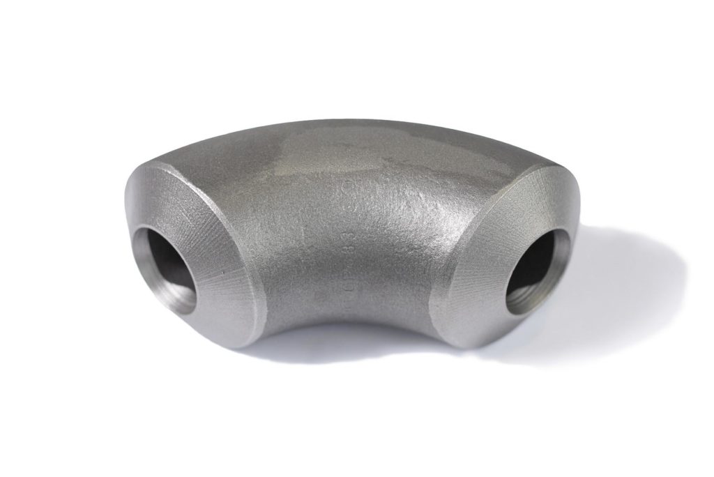 Dickwandiger Rohrbogen aus Stahl als Hochdruckfitting