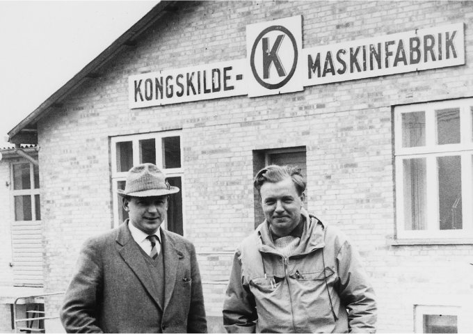 Gründer Mogens Petersen und Hans Tyndeskov (1949)