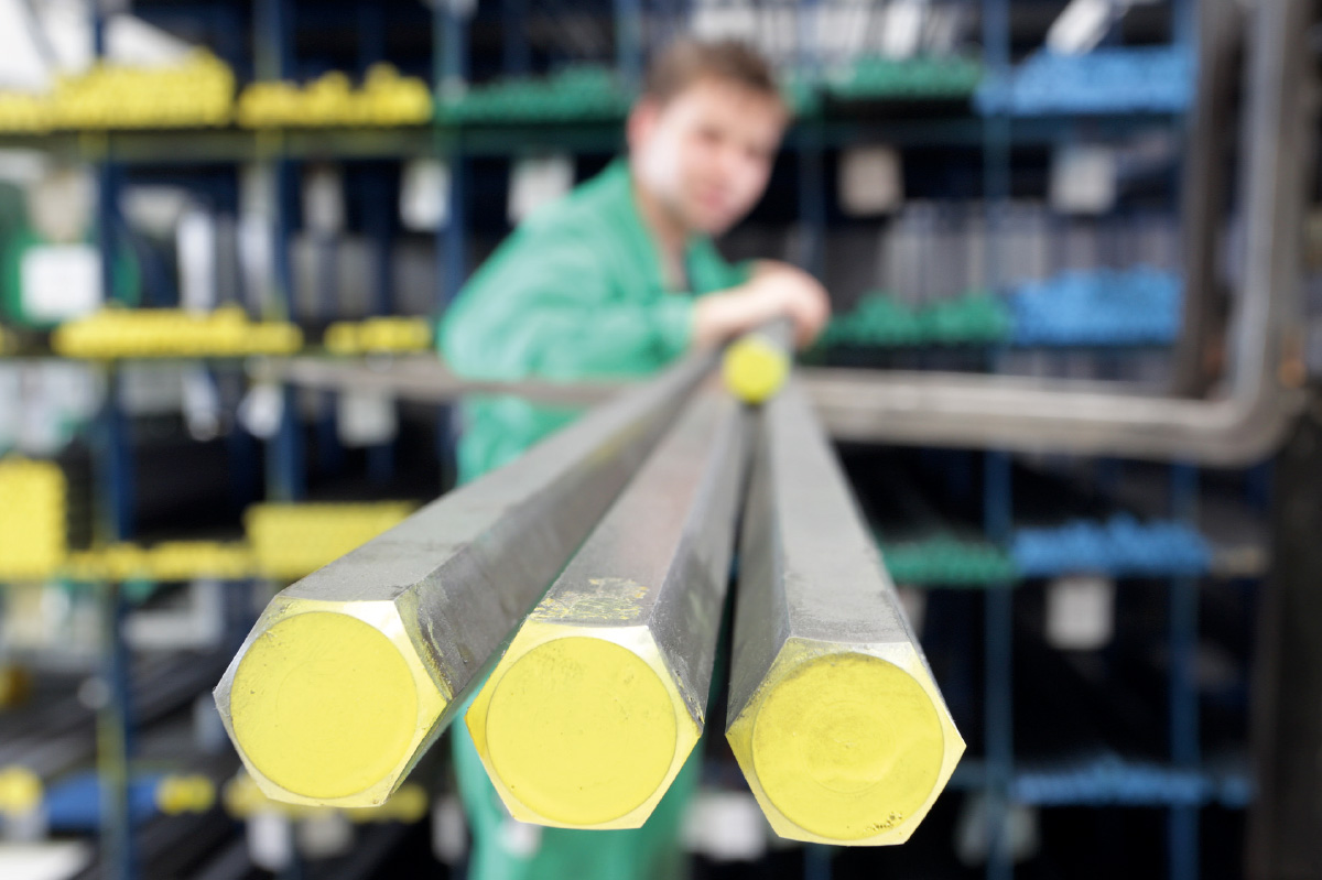 Ausgesuchtes Vormaterial