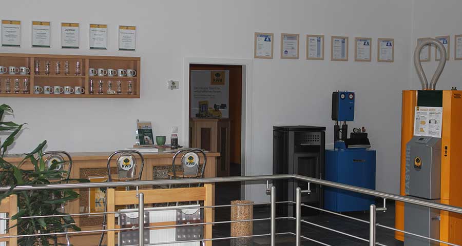 Heizungs-Showroom Buderus und KWB