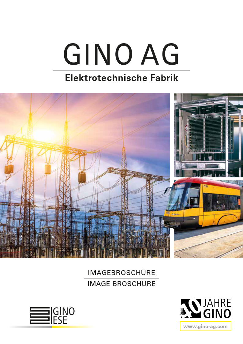 Imagebroschüre GINO AG