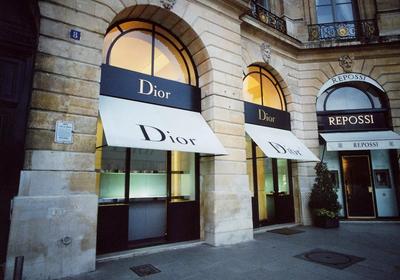 Dior-Schaufenster mit SILATEC-Sicherheitsglas