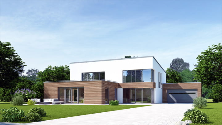 Fassadenlösung mit Reibungskontrolle