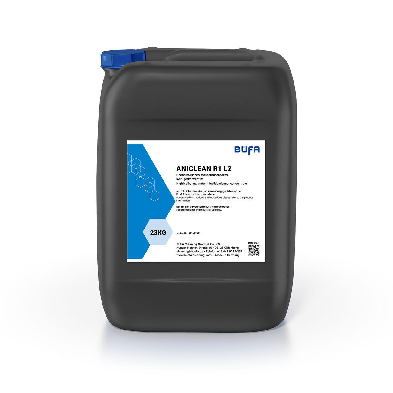 AniClean R1 L2 – hochalkalisches, wasserbasiertes Reinigerkonzentrat
