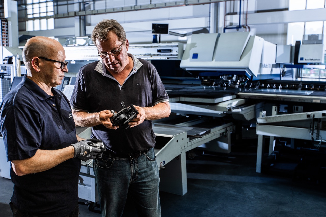 Produktion Blechbearbeitung