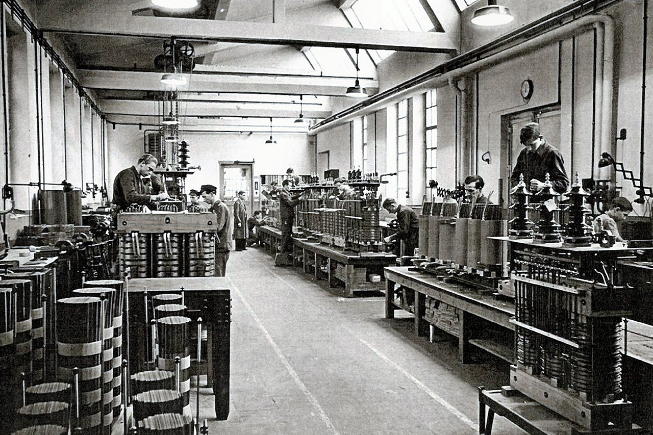 Historisches Werksgelände der 1950er Jahre