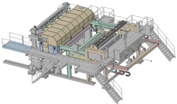 Staubabsaugung Pulp Sheet Machine