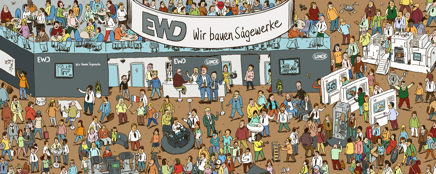 Sägewerkskomponenten im Überblick
