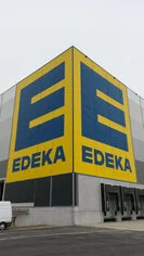 Fassadenbeschriftung Hochregallager