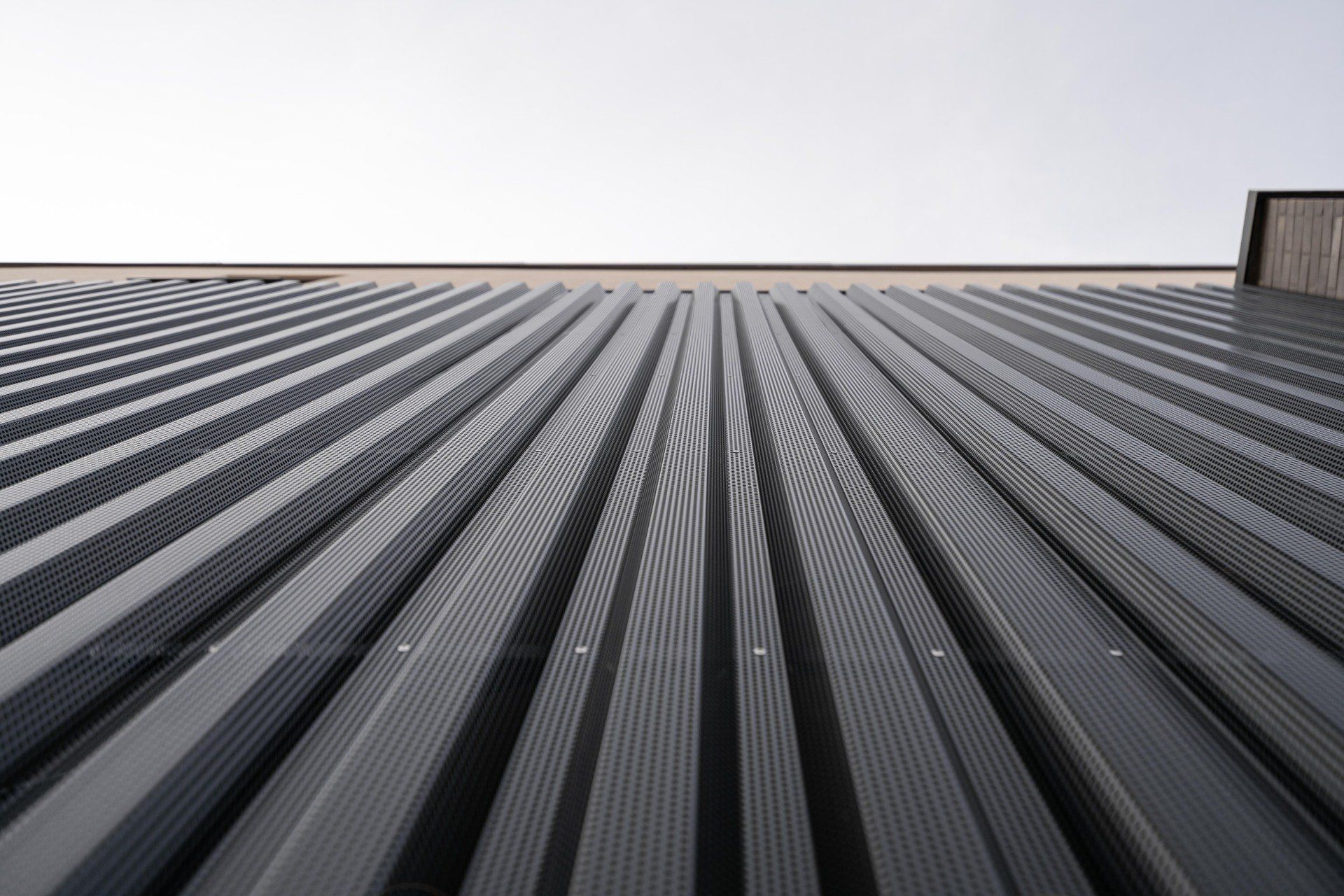 Briefkastenanlage aus Aluminium