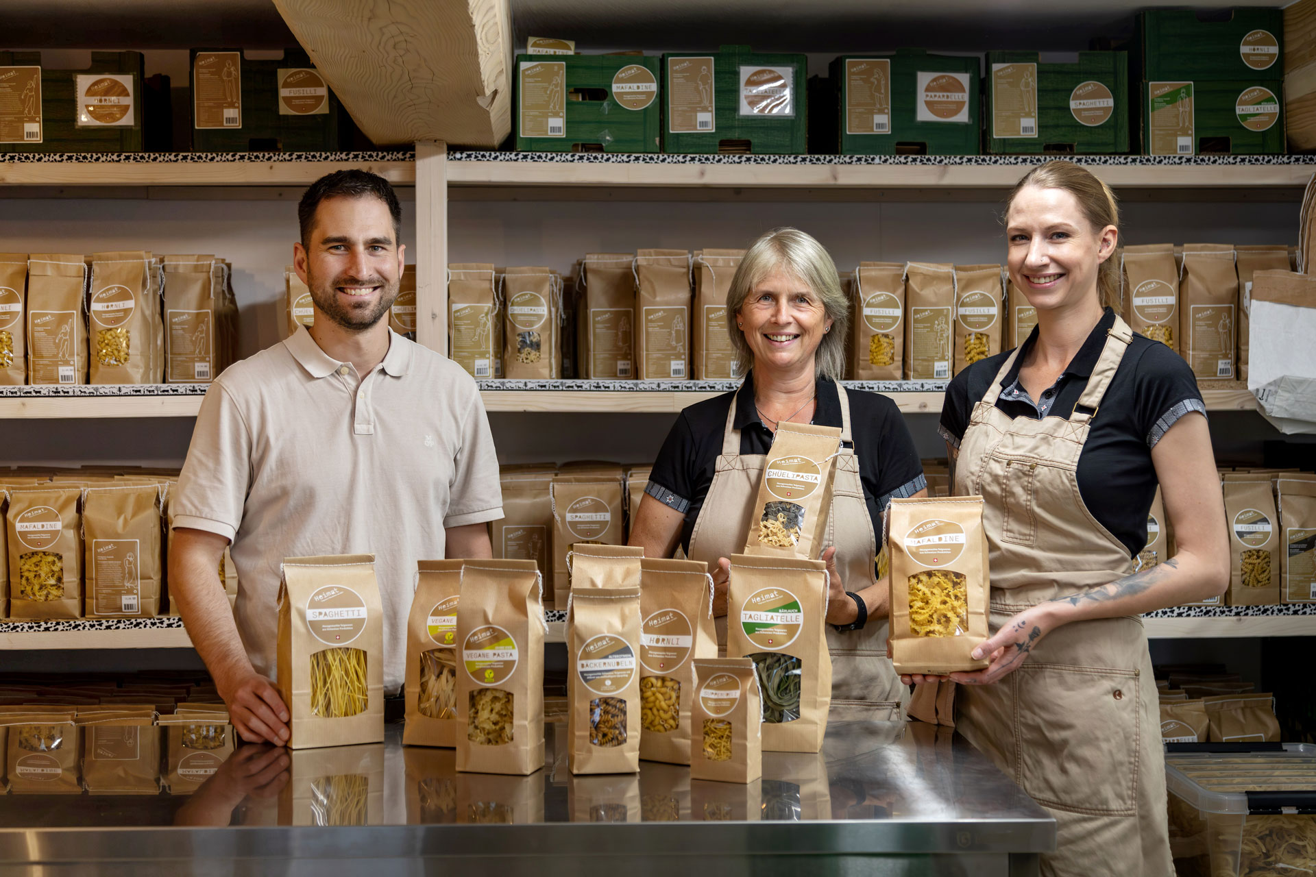 Team: Pascal Möller, Brigitte Möller und Christina Möller