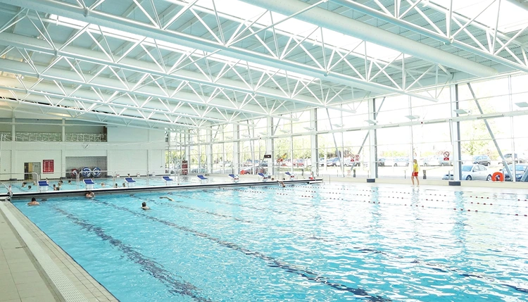 Textilkanäle für Schwimmbäder