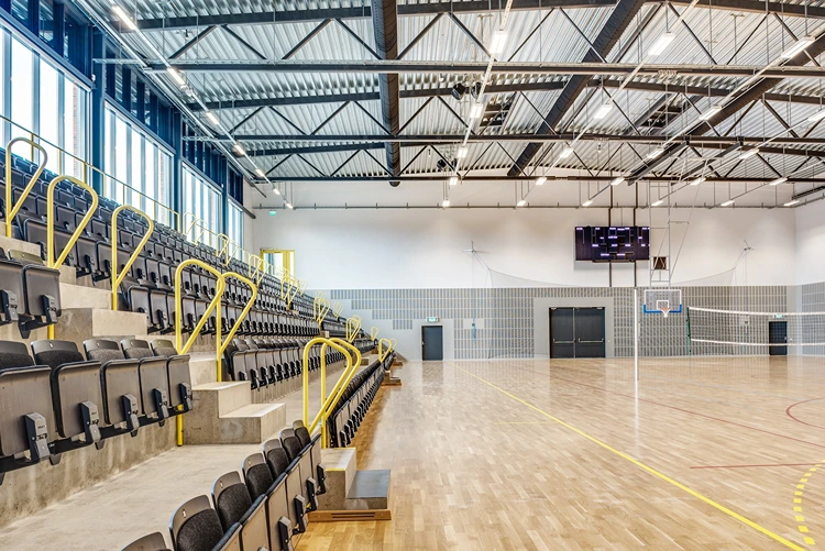 Textilbelüftung in Sport- und Freizeiteinrichtungen
