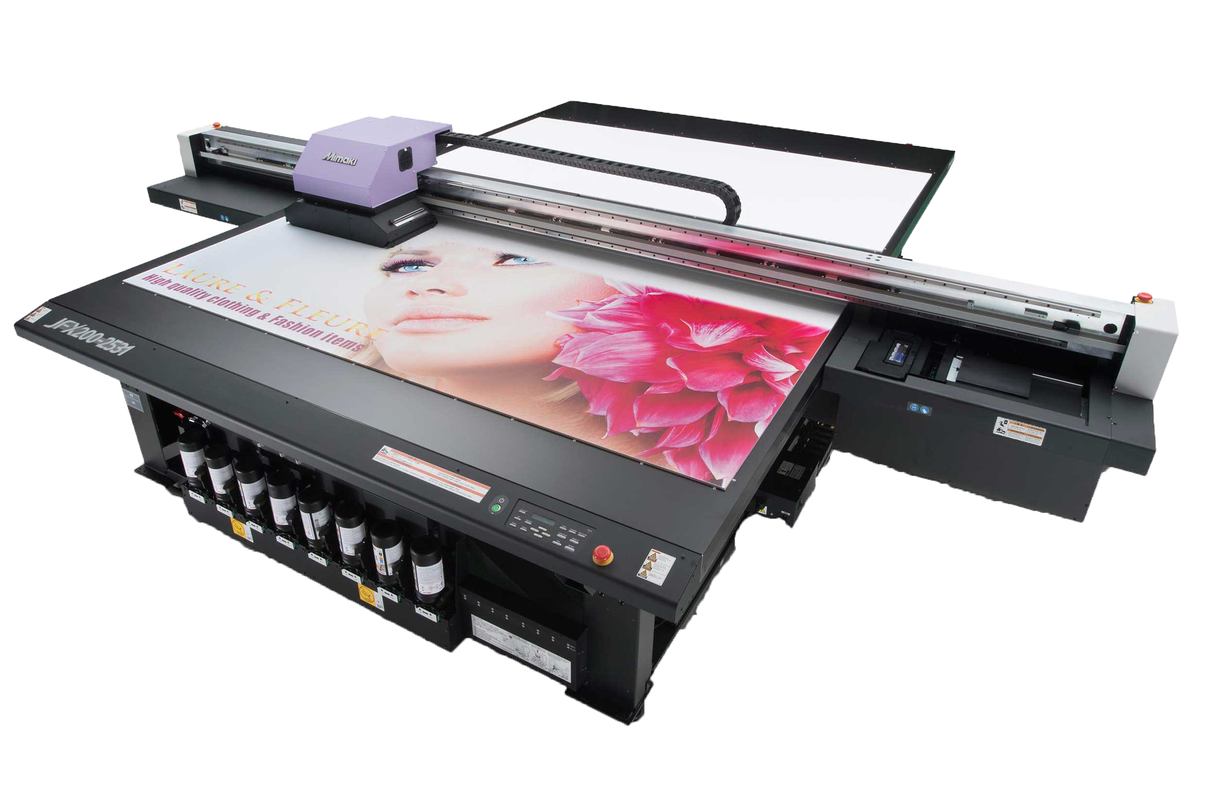 Mimaki UV-LED Plattendirektdrucksystem