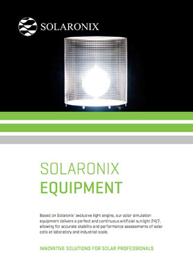 Large-Area Solar-Simulatoren und UV-Tester (Solixon, UV-Rad)