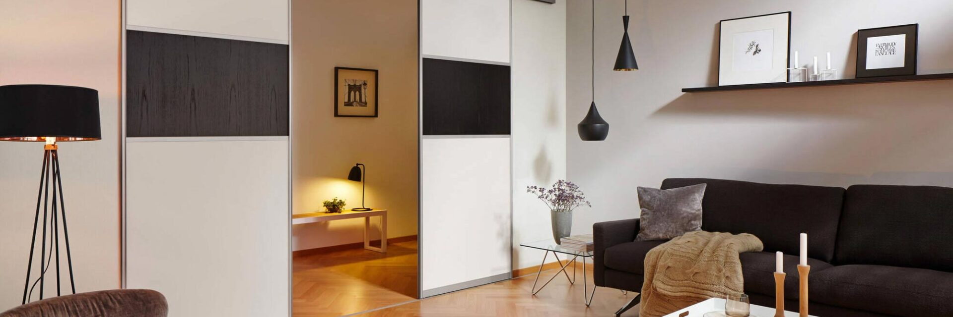 Wohnzimmer in gemütlicher Atmosphäre