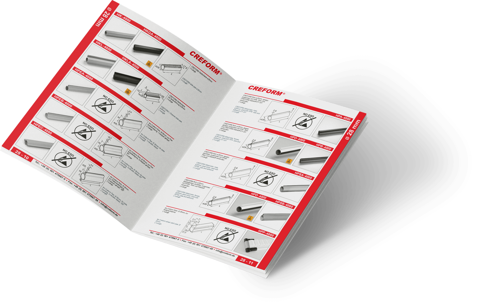 CREFORM Produktkatalog
