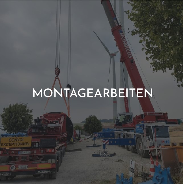 Montage mit Autokran