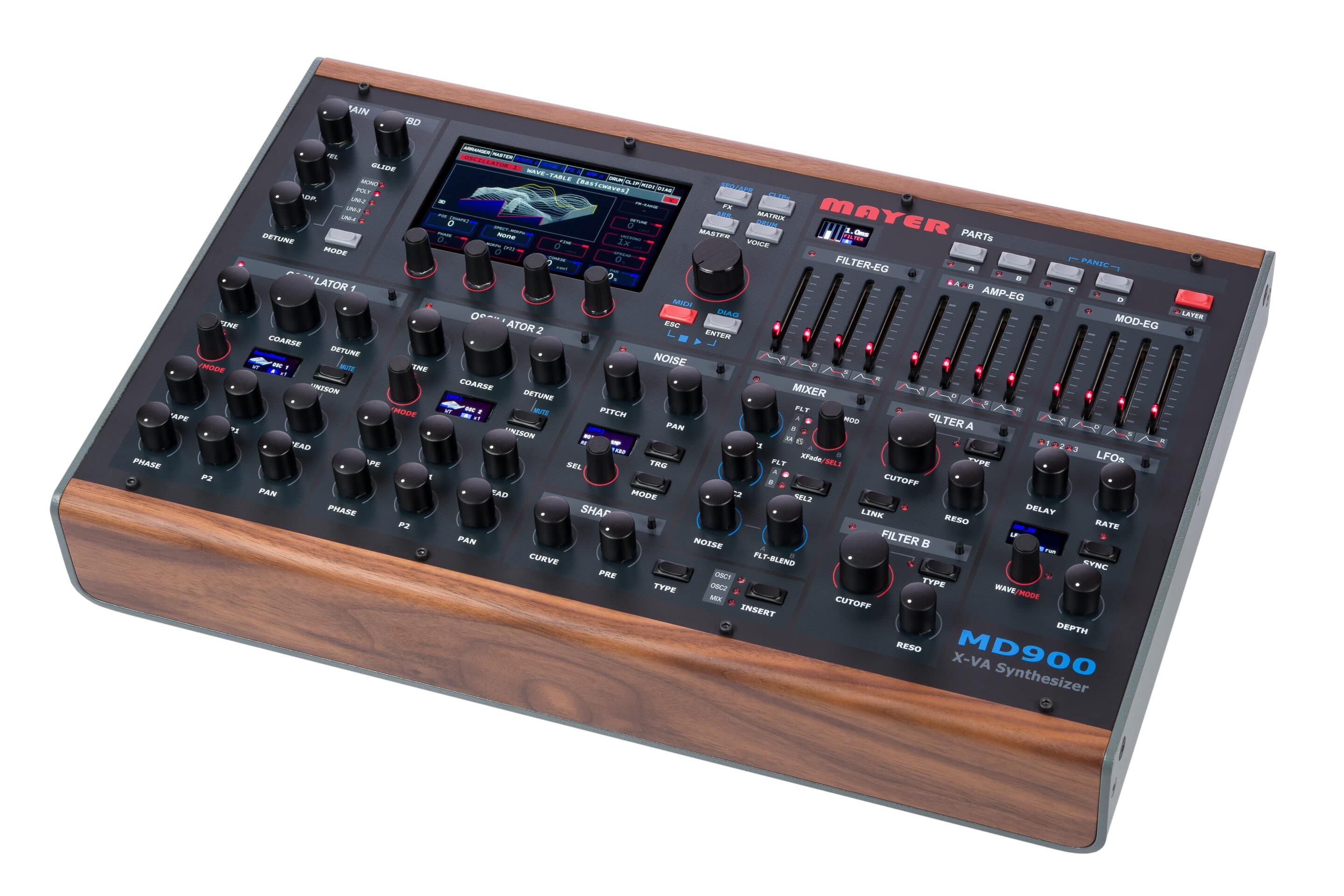 MDX-Mainboard (MAYER EMI Vibes extended XVA Synthesizer)