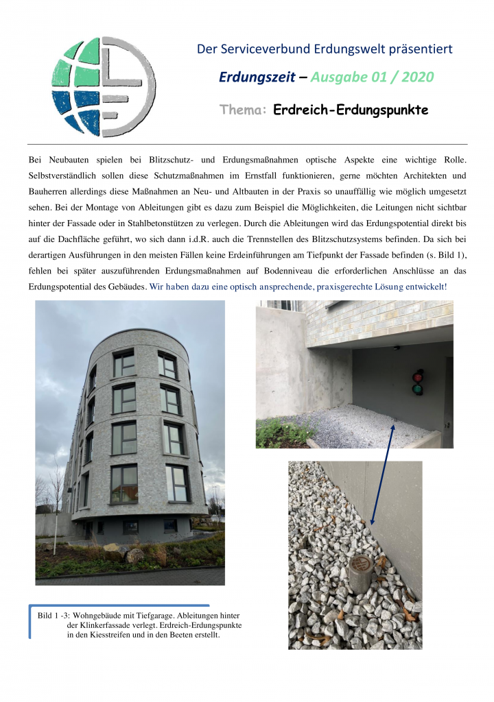 Erdungszeit: Erdreich Erdungspunkte