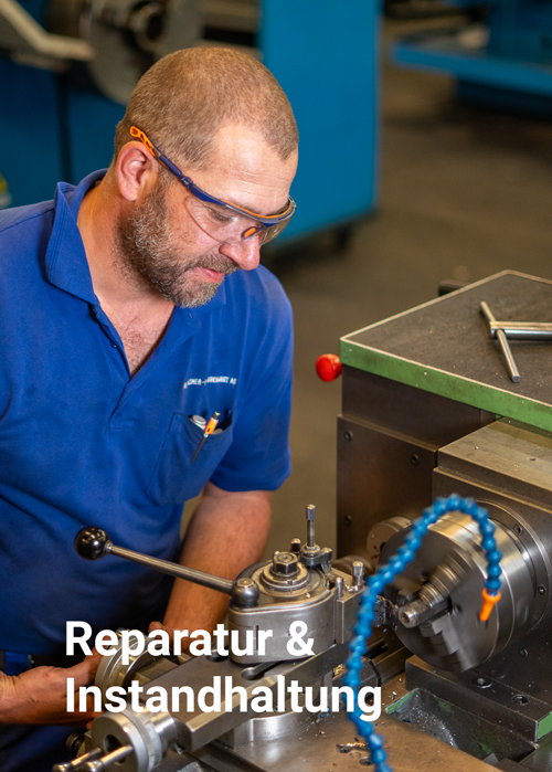 Reparatur und Instandhaltung von Antrieben und Maschinen
