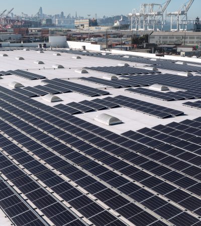 PV-Installation mit Montagesystem