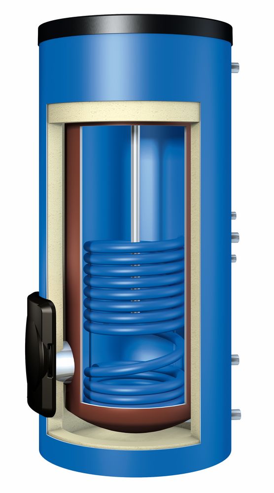 Emaillierter Warmwasserspeicher