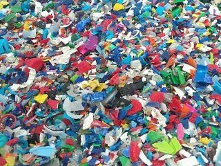 Produkt aus PP/PE aus recyceltem Kunststoff