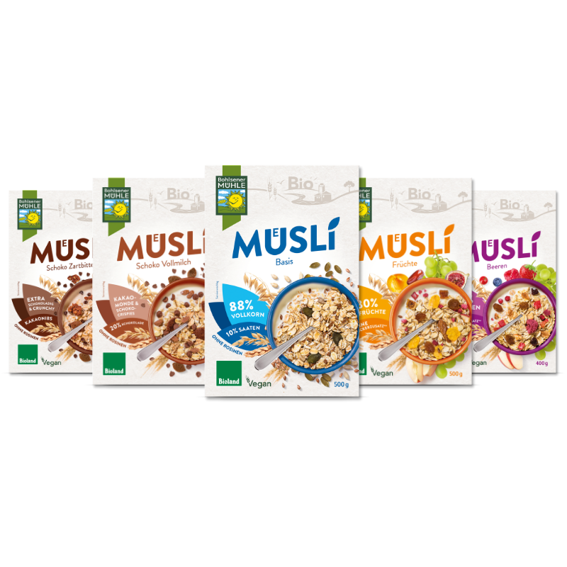 Müsli-Sortiment