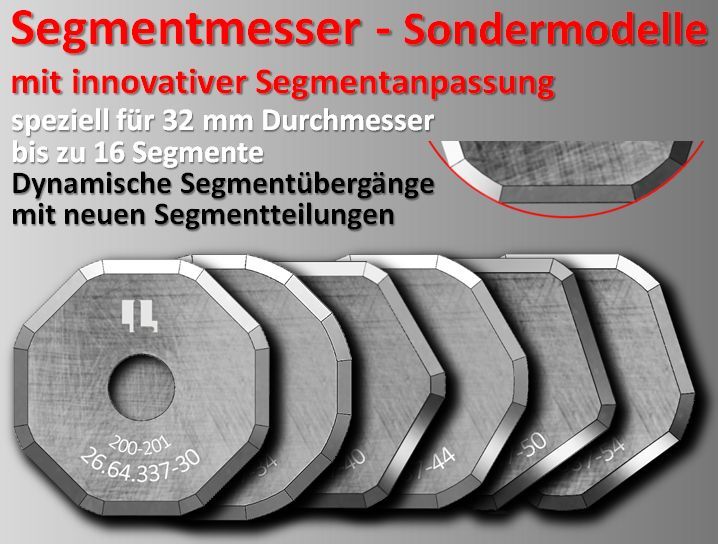 Segmentmesser (Sondermodelle)