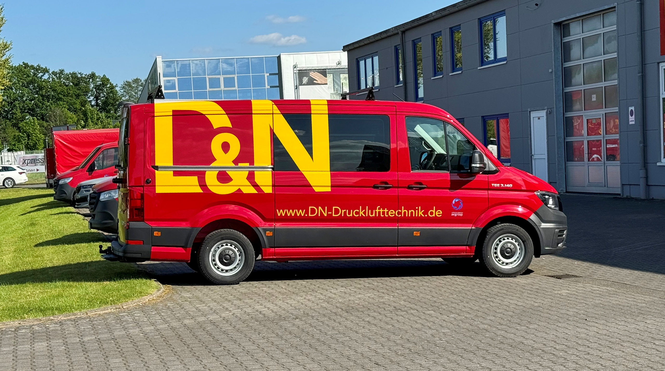 Montage einer Druckluftanlage