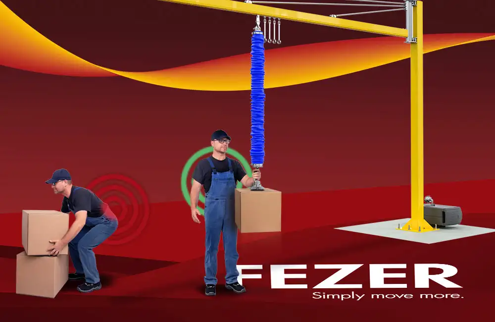 Ergonomisches Heben mit Vakuumheber