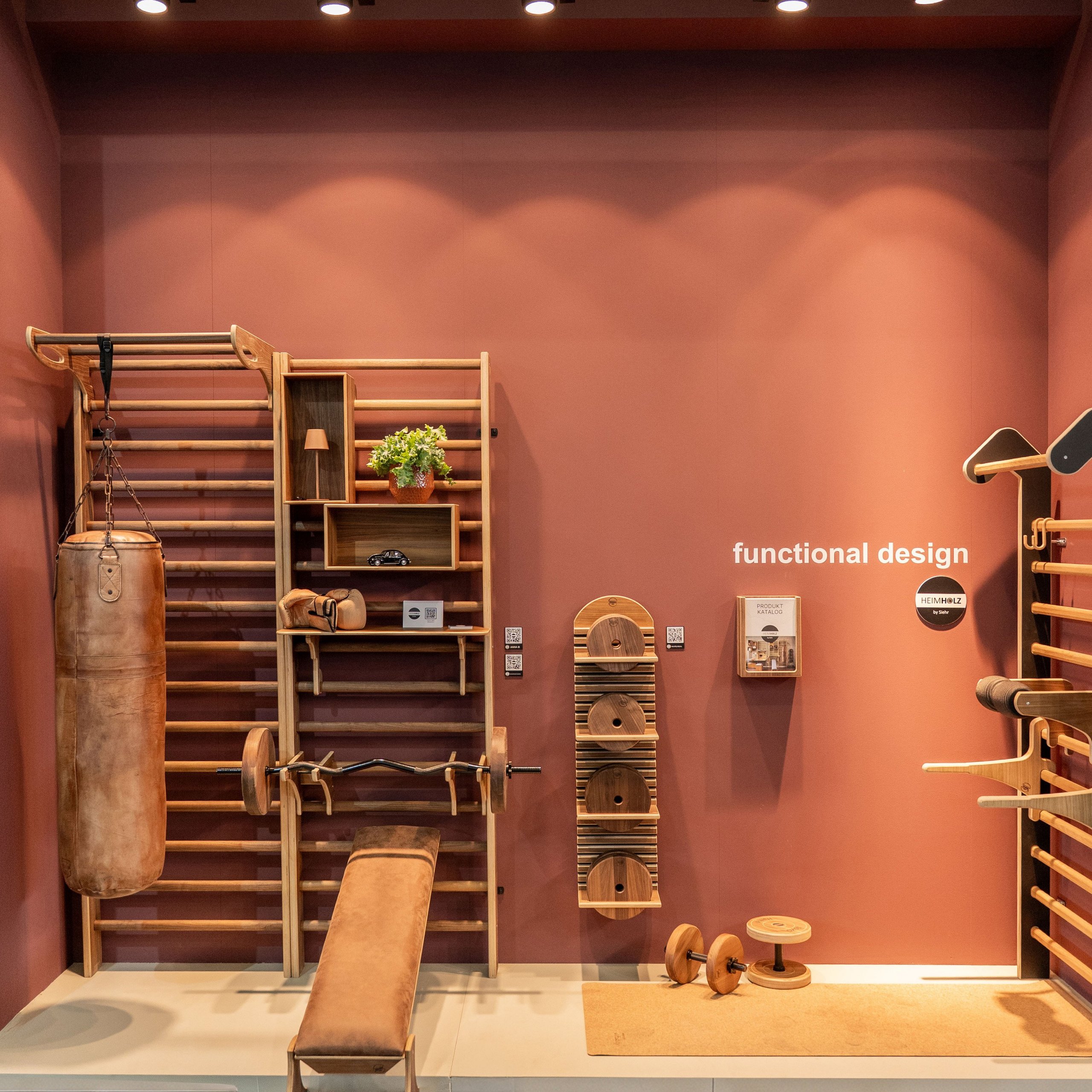 Fitnessgerät aus Holz