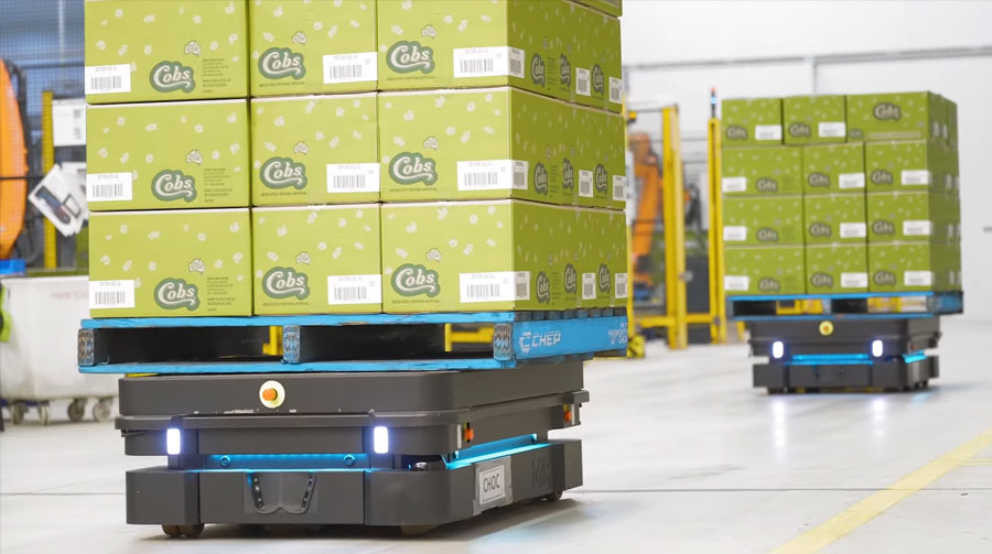 Material transport with MiR600