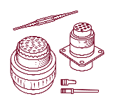 Mil-Spec-Steckverbinder