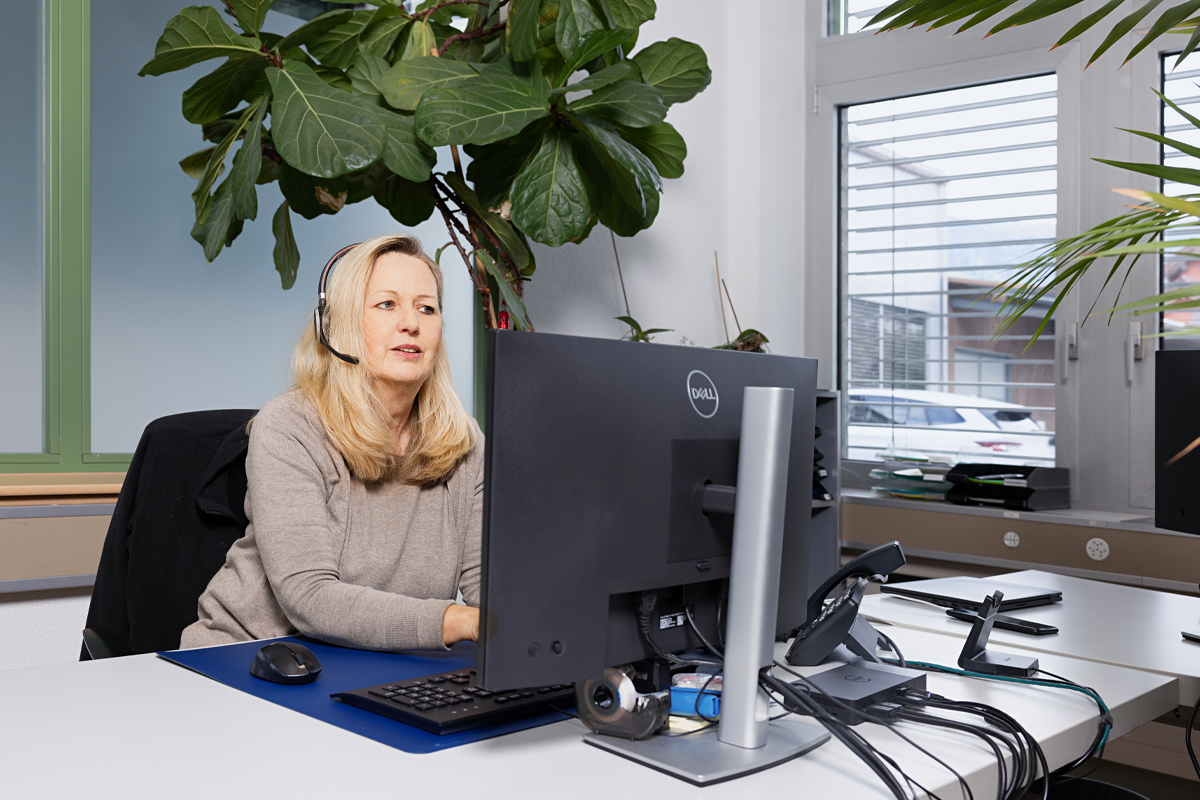Serviceeinsatz beim Kunden