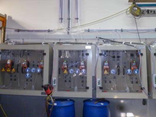 Chemielager-Anlage