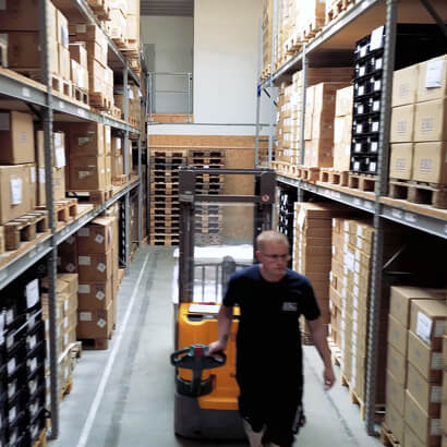 Lager und Logistik mit Just-in-time-Lieferungen