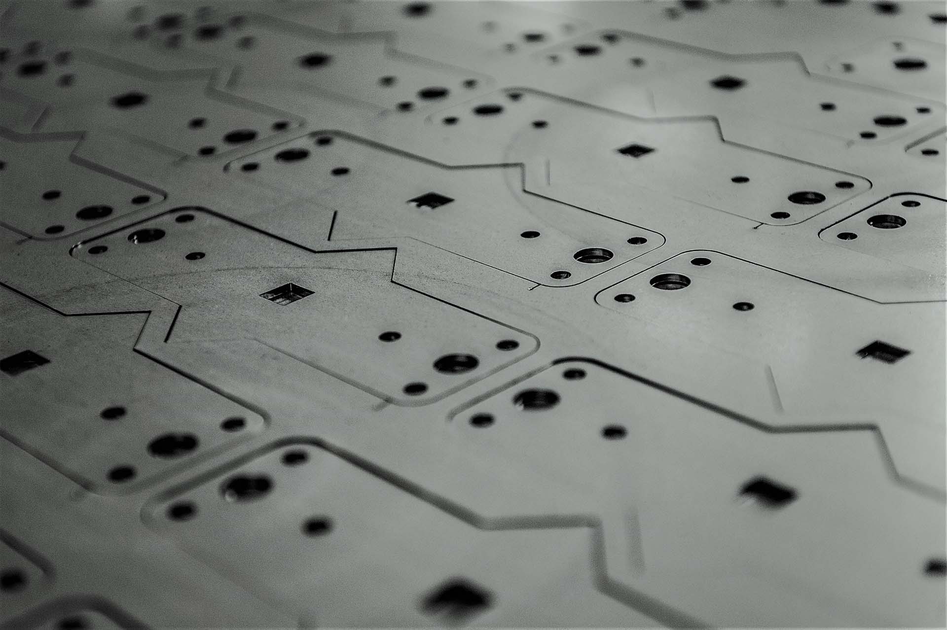 Laserteile aus Stahl, Edelstahl und Aluminium