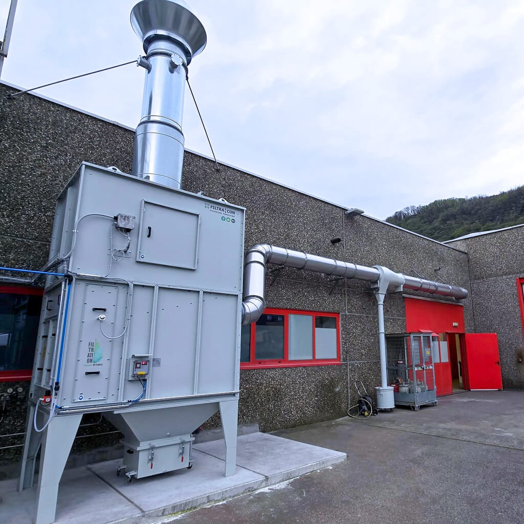 Absauganlage für Laserschneiden
