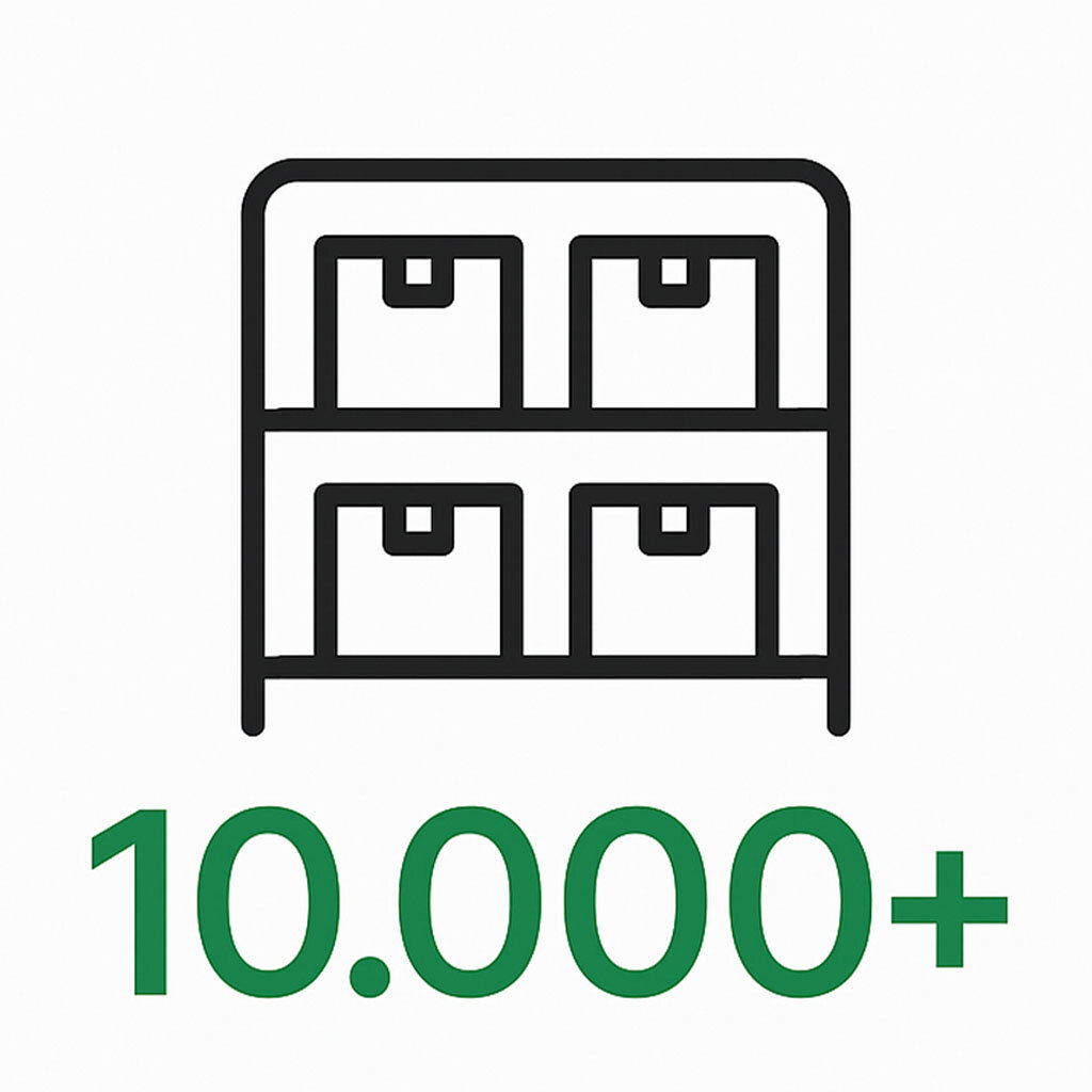 Über 10.000 Artikel ab Lager
