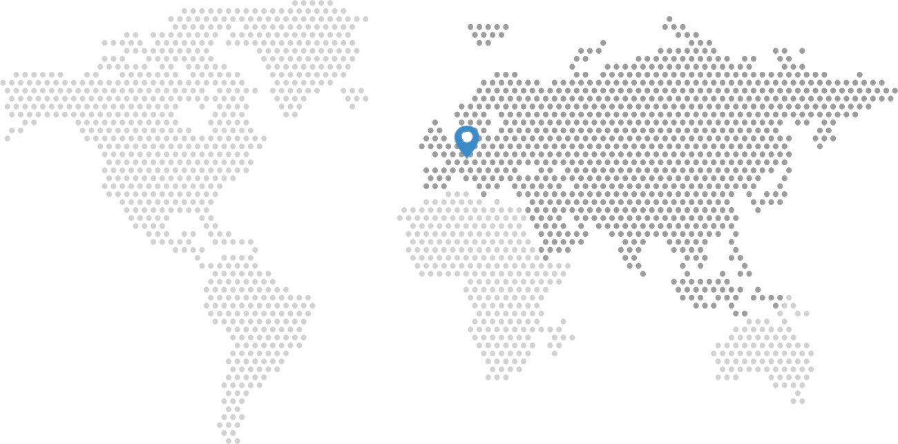 Karte der Vertriebsregionen
